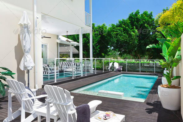 Swimmin pool - Stock Photo - Images