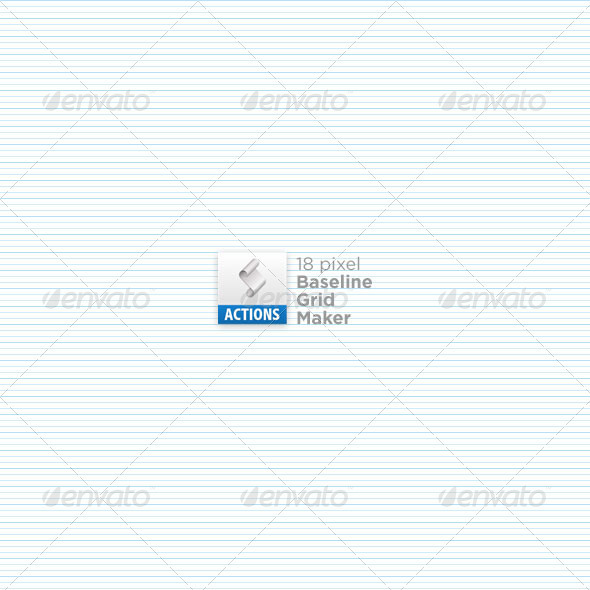 18px Baseline Grid Creator - Utilities Actions
