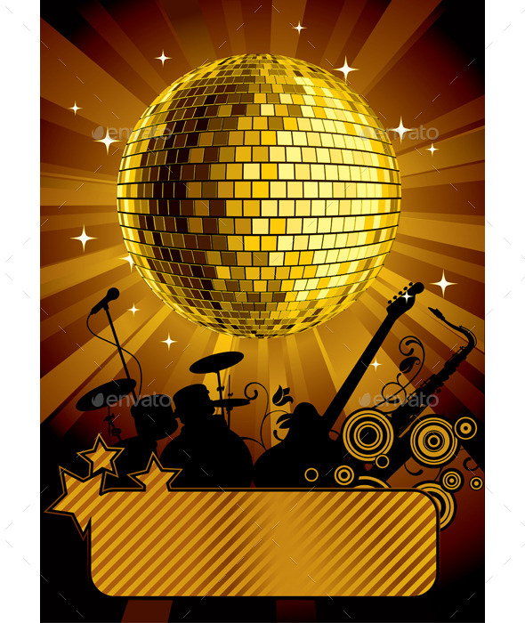 Gold disco balls Gold disco balls