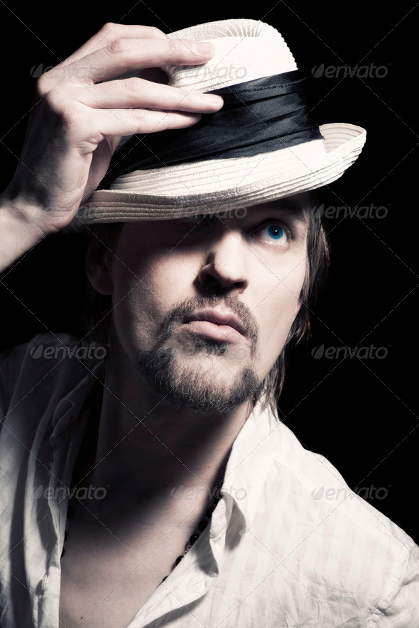 handsome young man - Stock Photo - Images