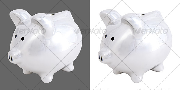 GraphicRiver Chrome Piggy Bank 37222 GraphicRiver Chrome Piggy Bank 37222