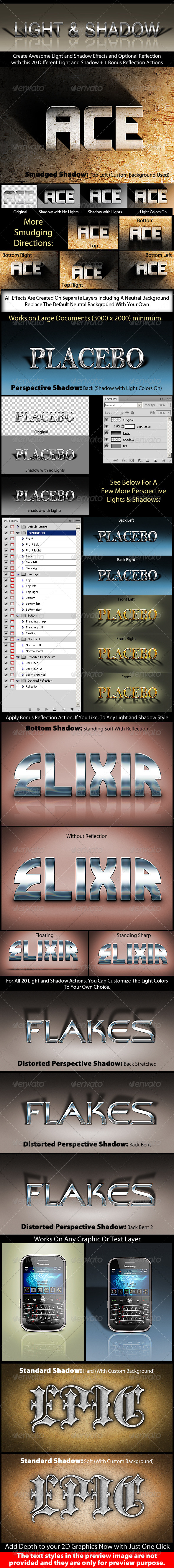 Photoshop Text Effect: Cinematic 3D Light & Shadow - Text Effects Actions