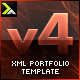 XML Portfolio Template v4 XML Portfolio Template v4 - ActiveDen Item for Sale