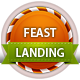 Feast Landing - Responsive, Christmas landing page - ThemeForest Item for Sale
