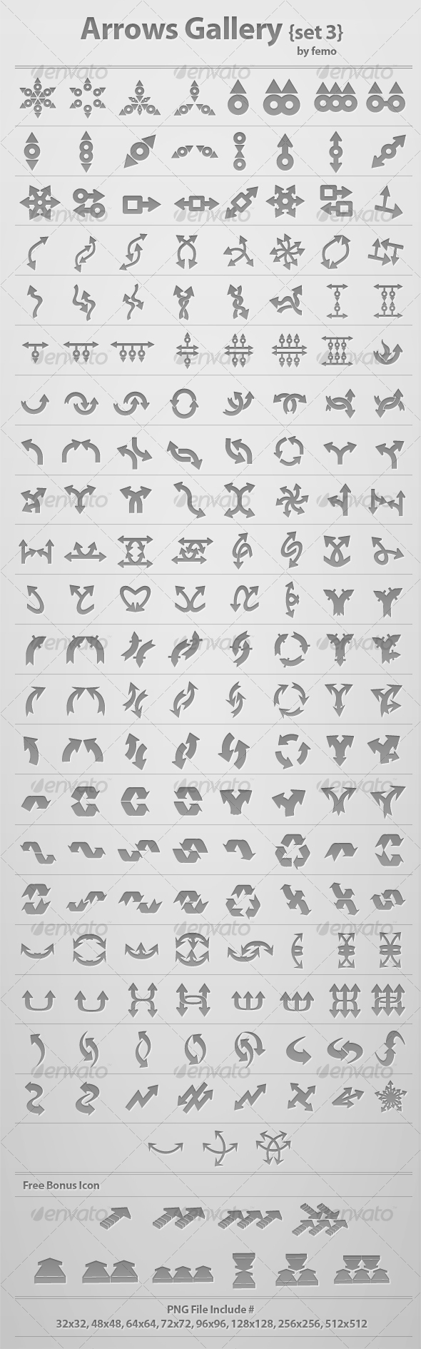 Arrows Gallery {set 3} - Web Icons