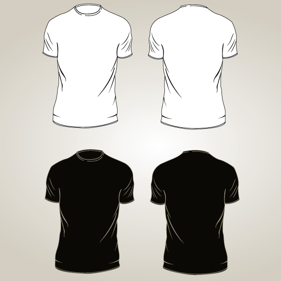 Tee Shirt Oulines Tee Shirt Oulines - GraphicRiver Item for Sale