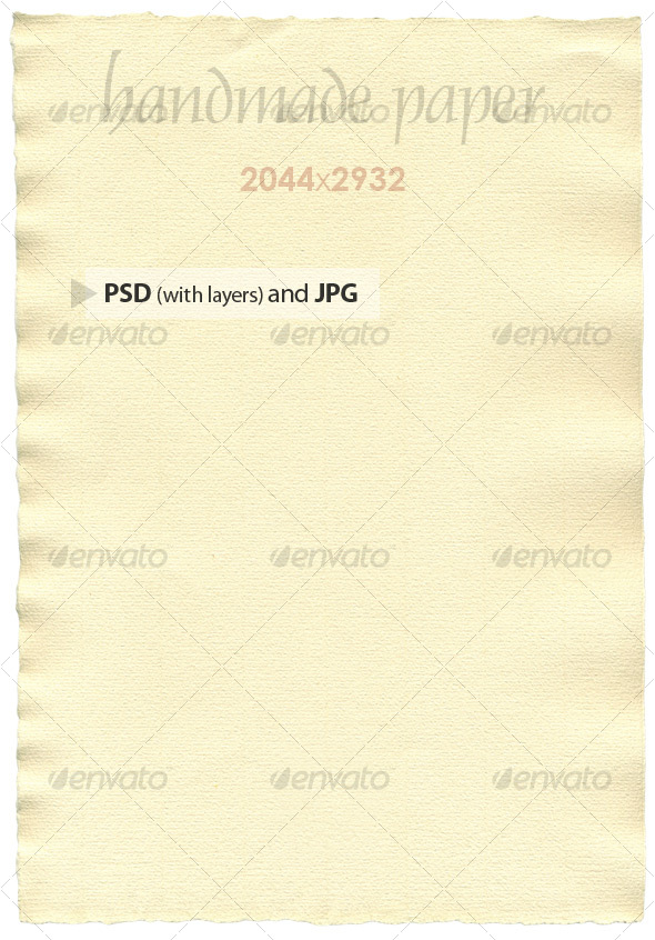 Handmade Paper - Paper Textures