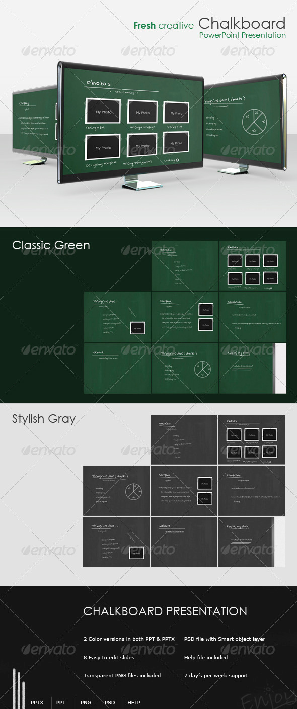 Presentation Templates : Fresh creative Chalkboard presentation GraphicRiver 106253 - Powerpoint Templates Presentation Templates : Fresh creative Chalkboard presentation GraphicRiver 106253 - Powerpoint Templates