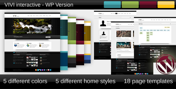 VIVI Theme - WP version - Creative WordPress