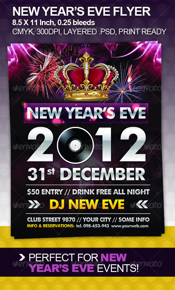 New Year's Eve Flyer - Clubs & Parties Events