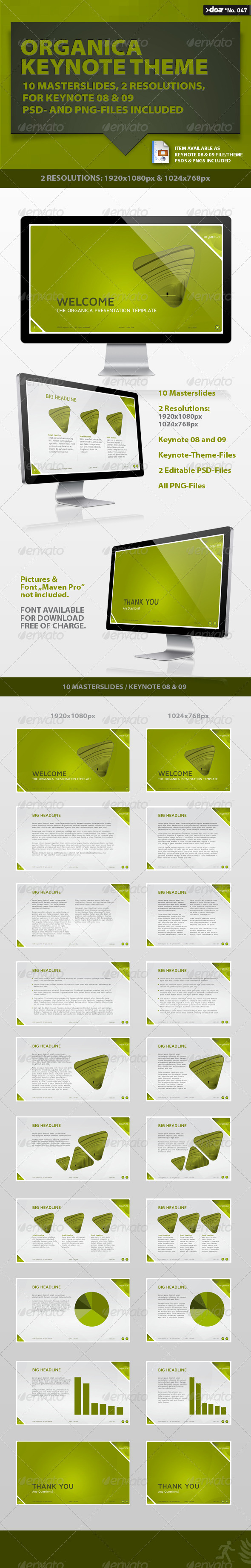 Organica Keynote Theme - Keynote Templates Presentation Templates