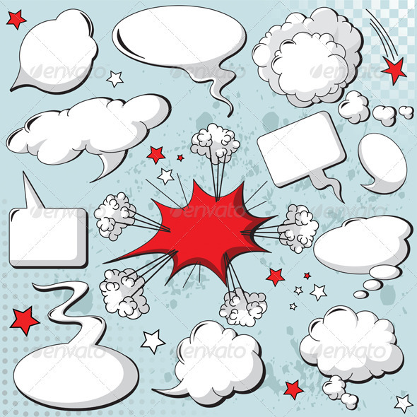 GraphicRiver Speech bubbles 977890 GraphicRiver Speech bubbles 977890