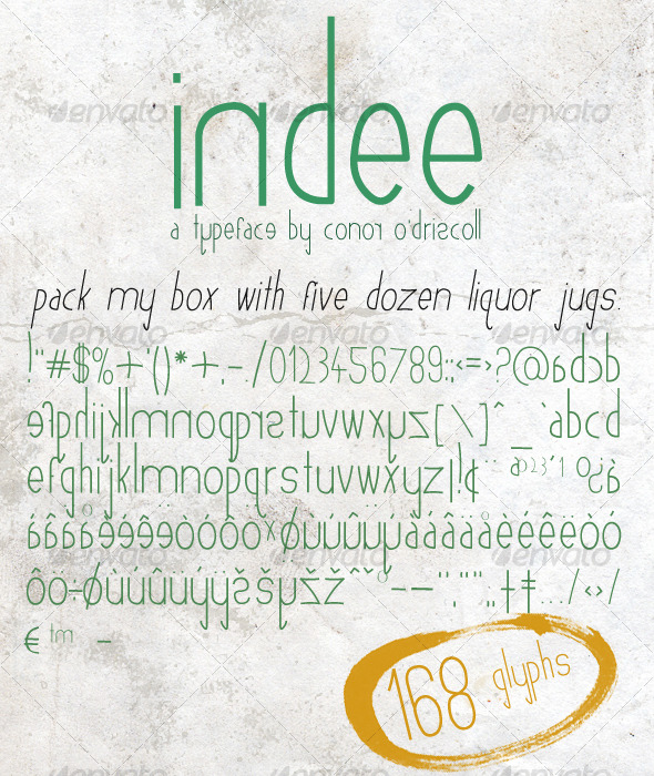 Indee Font - Hand-writing Script