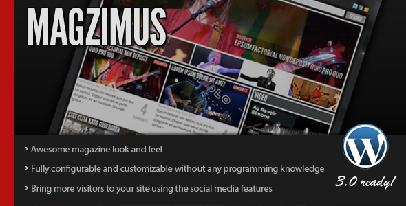 wordpress theme music