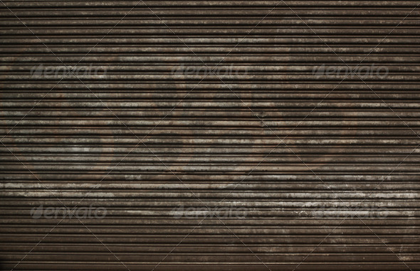 Metal Door - Stock Photo - Images
