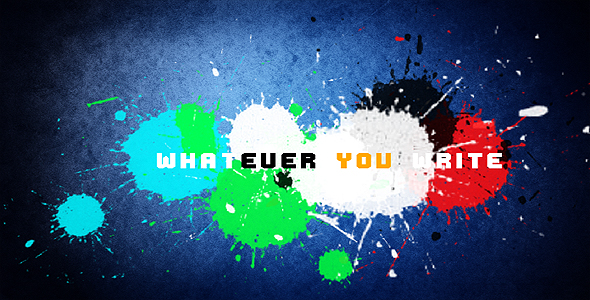 After Effects Project - VideoHive Paint Splatter Opening 126524 After Effects Project - VideoHive Paint Splatter Opening 126524