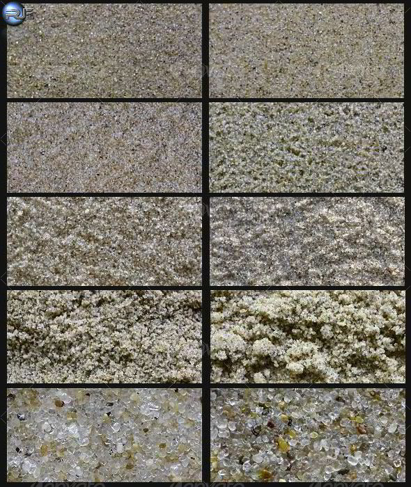 Sand Granules Macro textures 10 PACK - Nature Textures