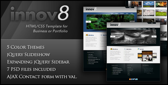 innov8 - HTML/CSS for Business or Portfolio - Business Corporate