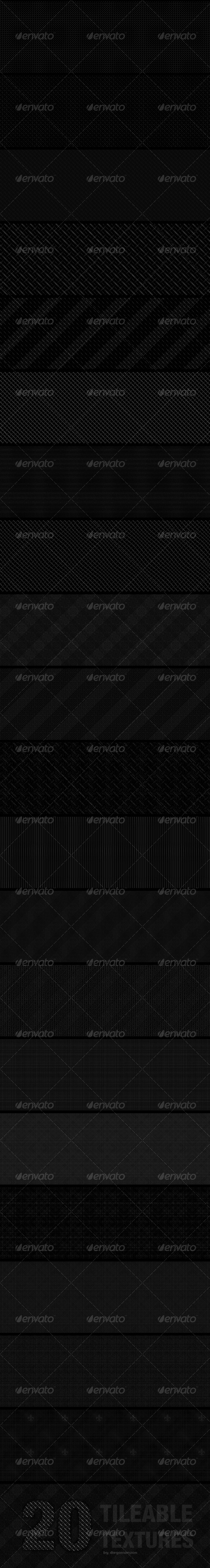 Tileable Textures - Techno / Futuristic Textures / Fills / Patterns