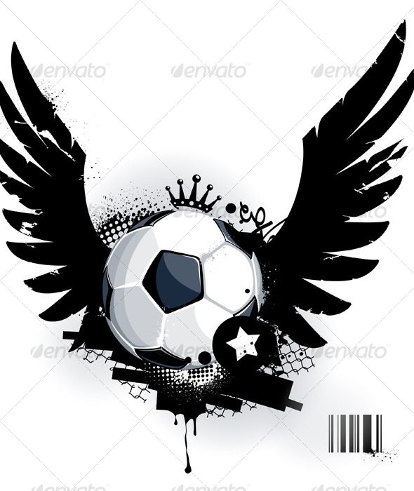 soccer ball on dirty background graphicriver soccer ball on dirty background graphicriver