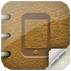 Brown Sketchbook Phone / Tablet type icons Brown Sketchbook Phone / Tablet type icons - GraphicRiver Item for Sale
