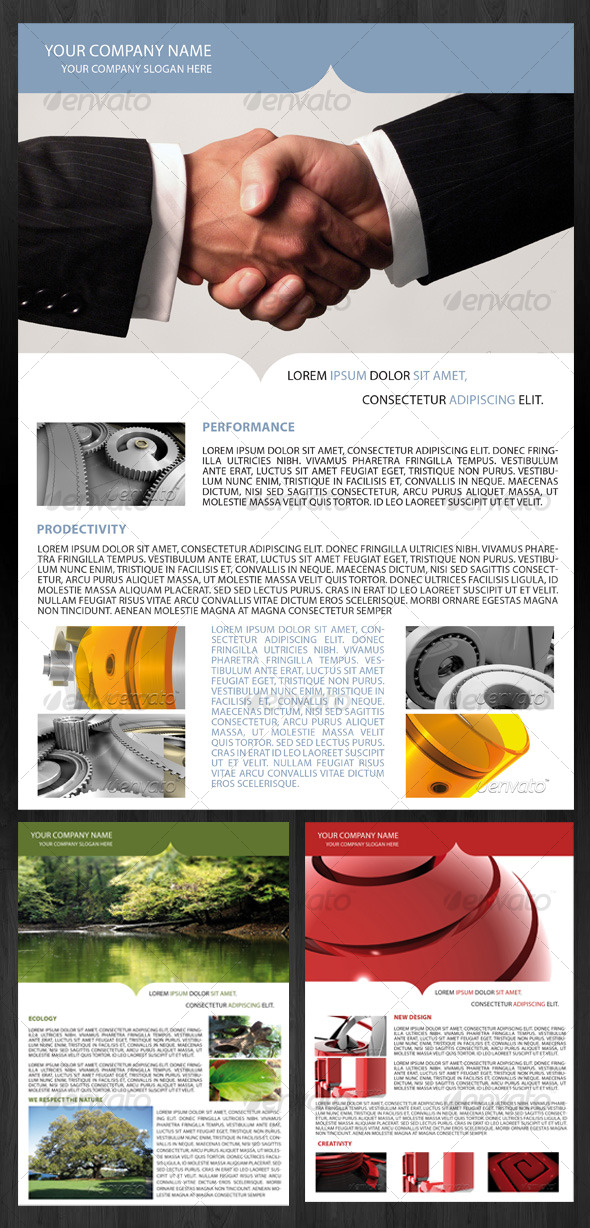 Business Events Flyer - Corporate Brochures