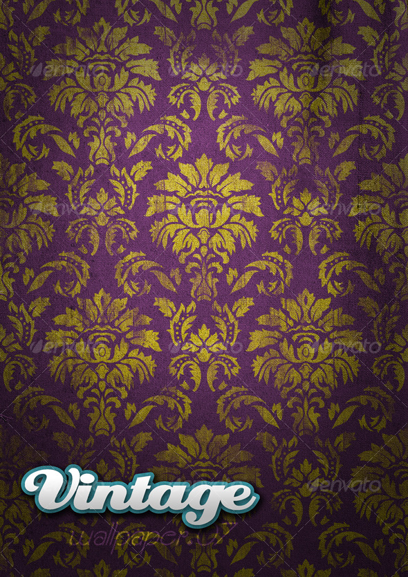 Vintage Wallpaper .07 - Backgrounds Graphics
