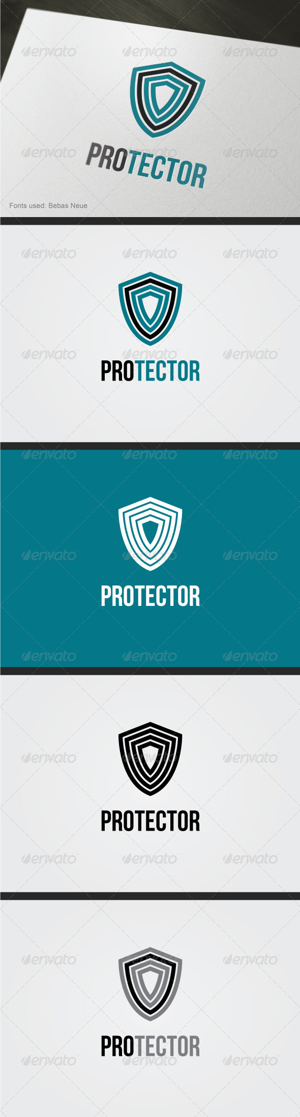 Protector Logo - Vector Abstract