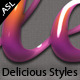 Delicious Photoshop Styles - GraphicRiver Item for Sale