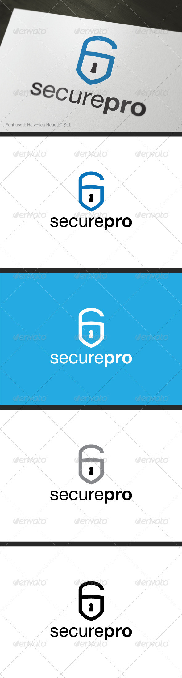 Securepro Logo - Vector Abstract