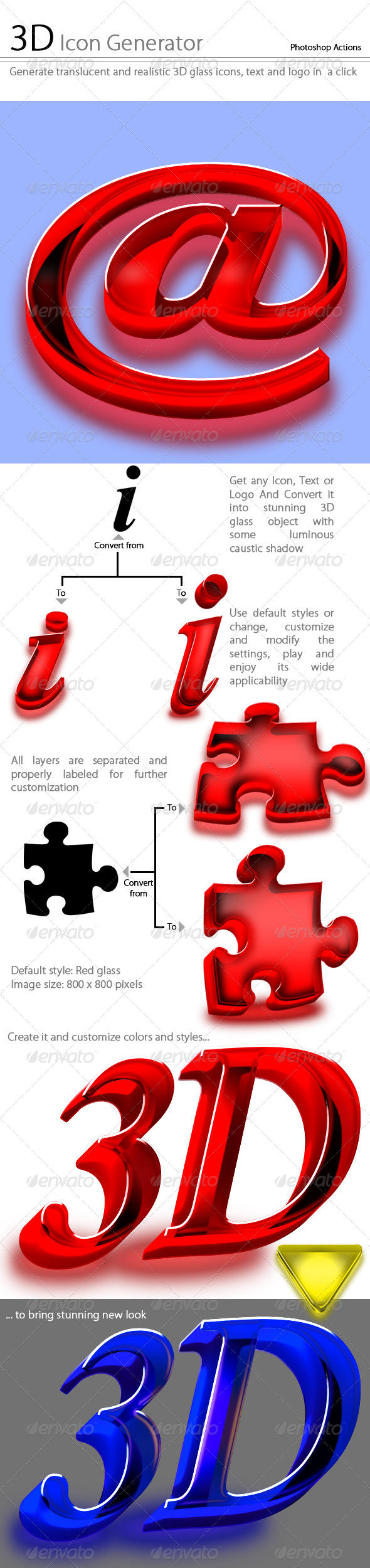 3D Icon Generator - Utilities Actions
