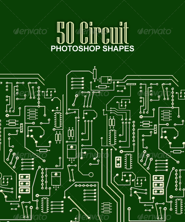 Computer Circuit Shapes - Objects Shapes