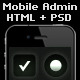 Mobile Admin HTML - ThemeForest Item for Sale