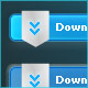 Glow Download Button Glow Download Button - GraphicRiver Item for Sale