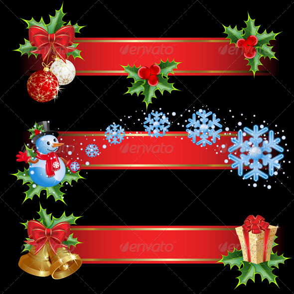 GraphicRiver Christmas Banners 137417 GraphicRiver Christmas Banners 137417