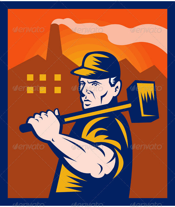worker hammer