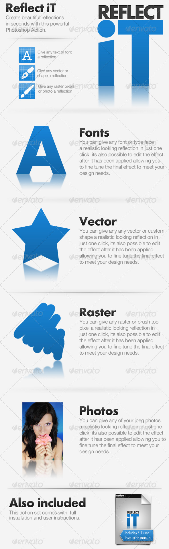 Reflect iT - Text Effects Actions