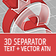 3d separator photoshop actions free download