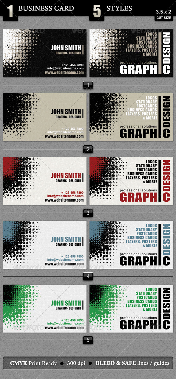 Creative Business Card - Grunge Business Cards