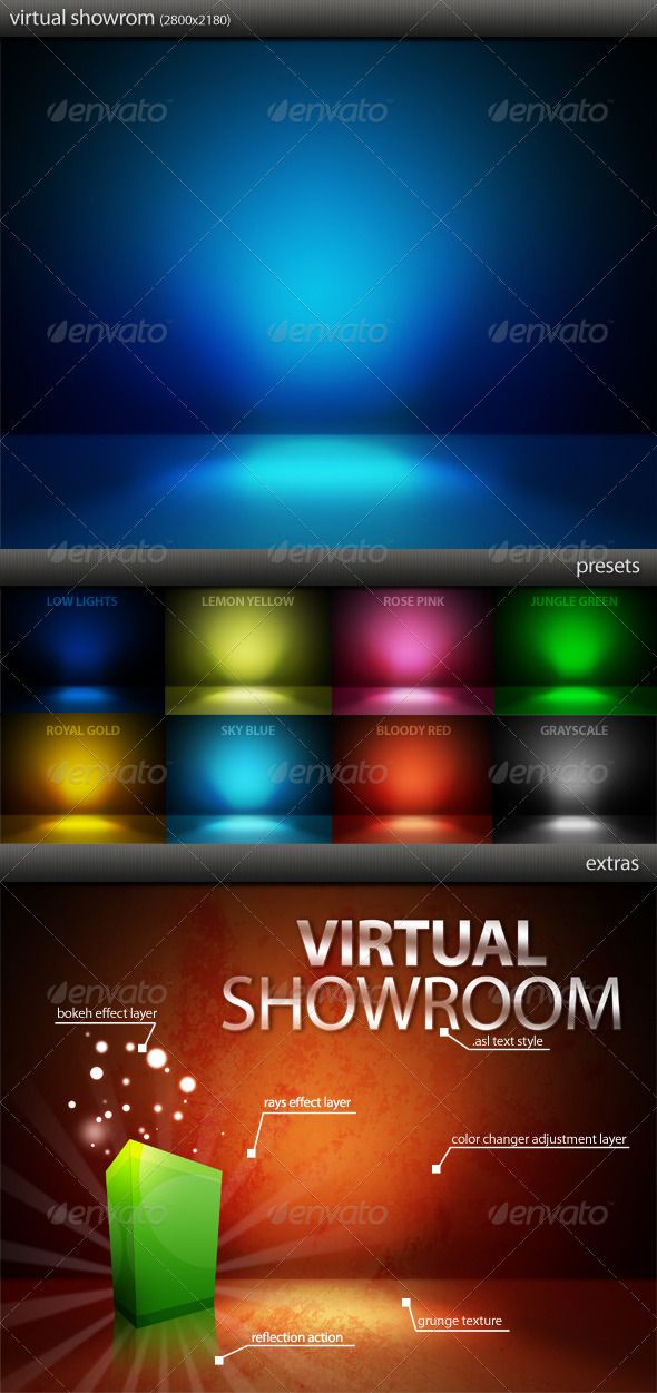 Virtual Showroom - Photoshop Add-ons