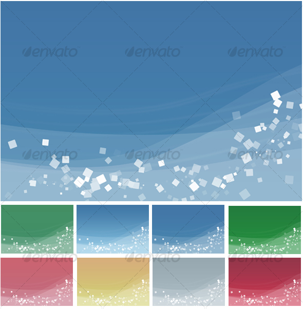 Abstract Waves & Squares Backgrounds pack - Abstract Backgrounds
