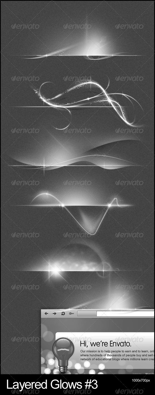 GraphicRiver Layered Glows vol.3 1166870 GraphicRiver Layered Glows vol.3 1166870