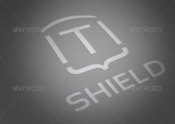 Typographic Shield - Symbols Logo Templates