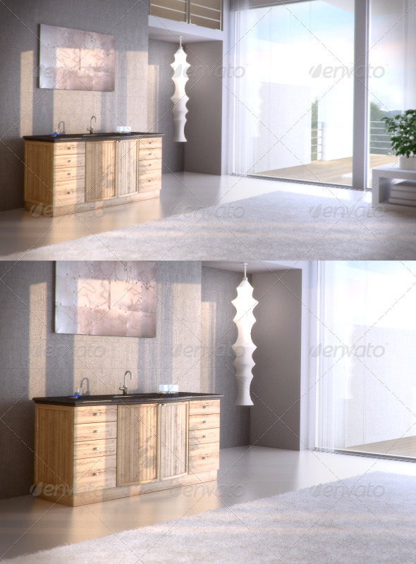 3DOcean Rojal Botania Johnson 170 sink and vanity 88748 3DOcean Rojal Botania Johnson 170 sink and vanity 88748