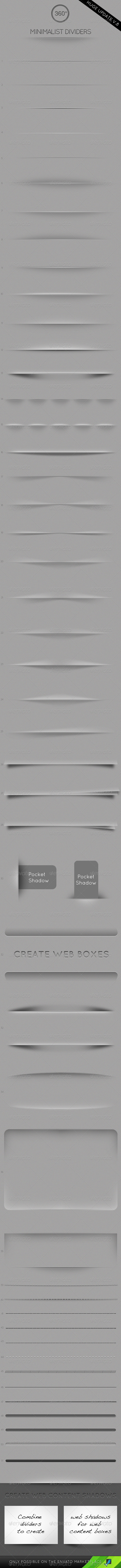 Minimalist Dividers - Resizable - Miscellaneous Web Elements