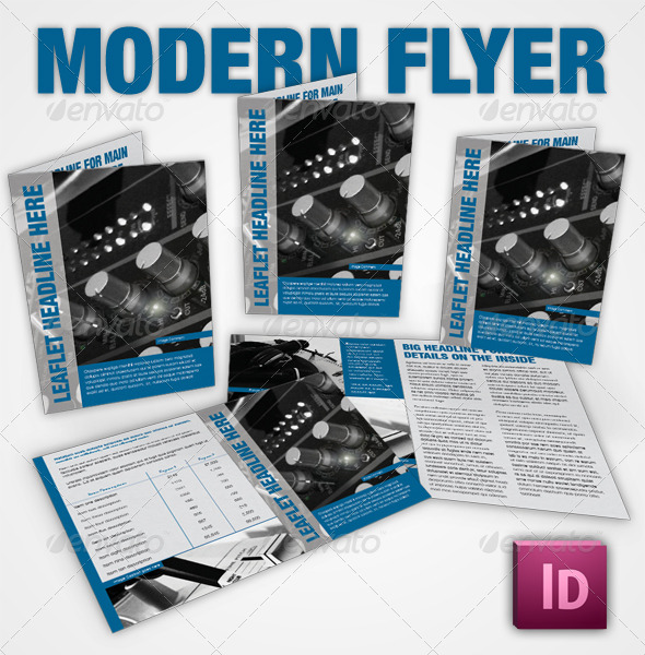 GraphicRiver Simple Corporate Leaflet InDesign 144825 GraphicRiver Simple Corporate Leaflet InDesign 144825