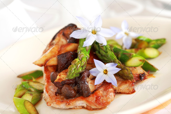 Steak dinner - Stock Photo - Images