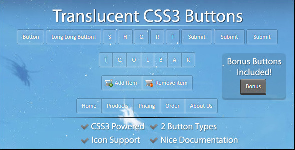 CodeCanyon Translucent CSS3 Buttons 1154874 CodeCanyon Translucent CSS3 Buttons 1154874