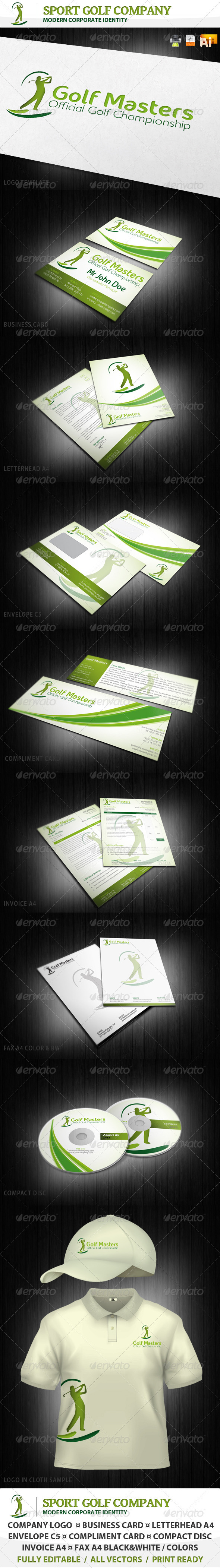 GraphicRiver Sport Golf Company Corporate Identity & Logo 1205288 GraphicRiver Sport Golf Company Corporate Identity & Logo 1205288