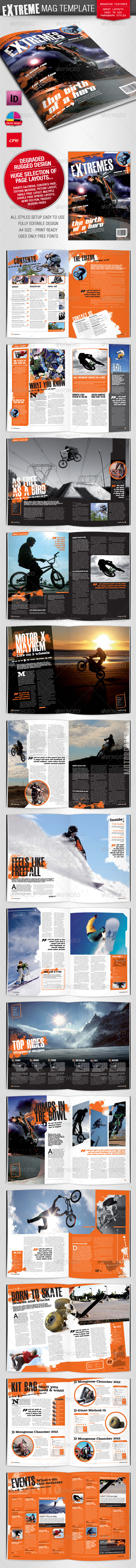 GraphicRiver eXtreme Magazine Template 1205330 GraphicRiver eXtreme Magazine Template 1205330